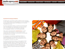 Tablet Screenshot of media-agency.com